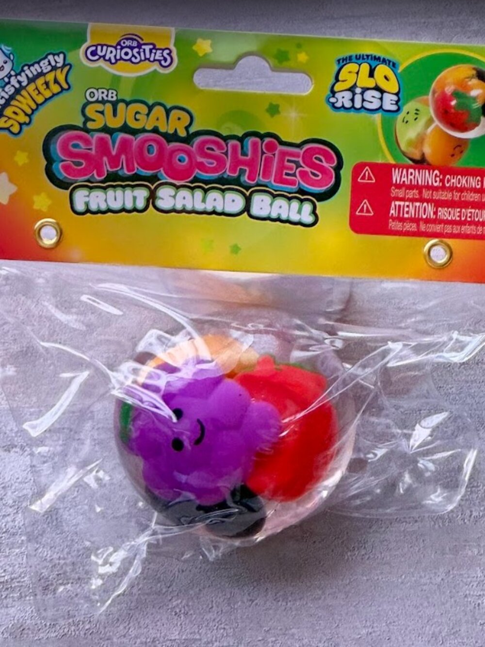 Sugar Smooshies Fruit Salad Ball – Multi‑Color Squeeze Toy | Sensory Stress Reli